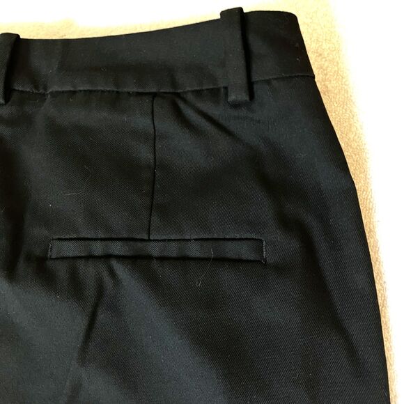 H&M Dress Pants Straight Skinny Ankle Flat Black 8 Waist 31-32.5" - Picture 14 of 16